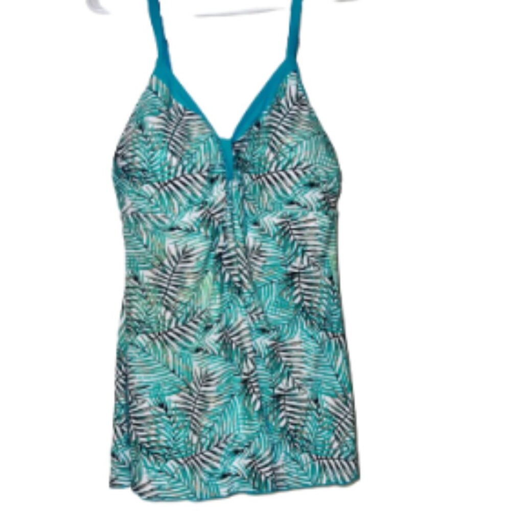 NWT Seawall Beachwear "Body Control" Palm Leaf Tankini Top